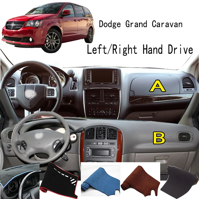 

For Dodge Grand Caravan Dashmat Anti-Slip Dash Mat Dashboard Cover Instrument Panel Sunscreen Pad Ornaments