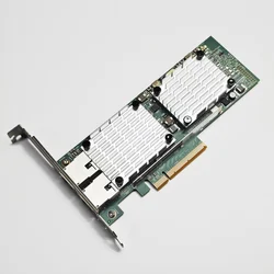 for HPE 530T BCM957810A Chipset PCIe x8 Dual Copper RJ45 10Gbps Port Ethernet Network Card Compatible