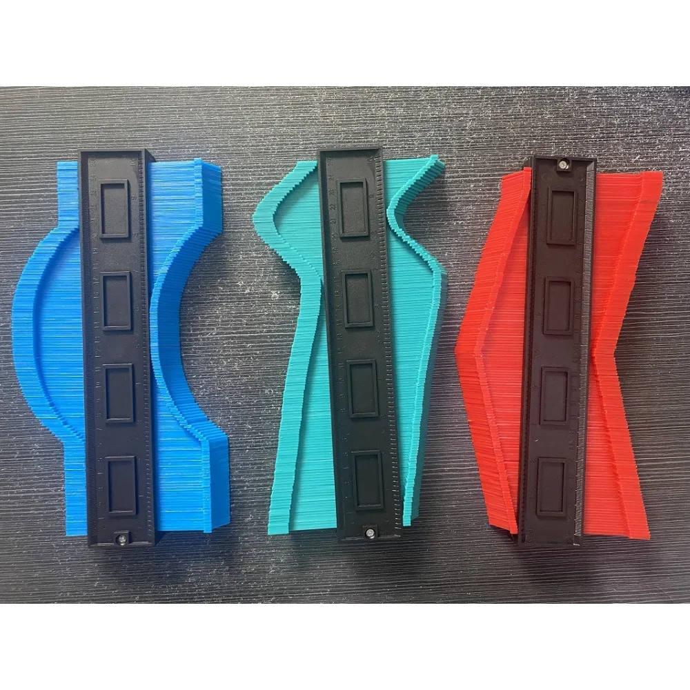 

Profile Contour Gauge line Copier Ruler Cutting template Construction Woodworking Measuring instrument ceramic Tiling tiles tool