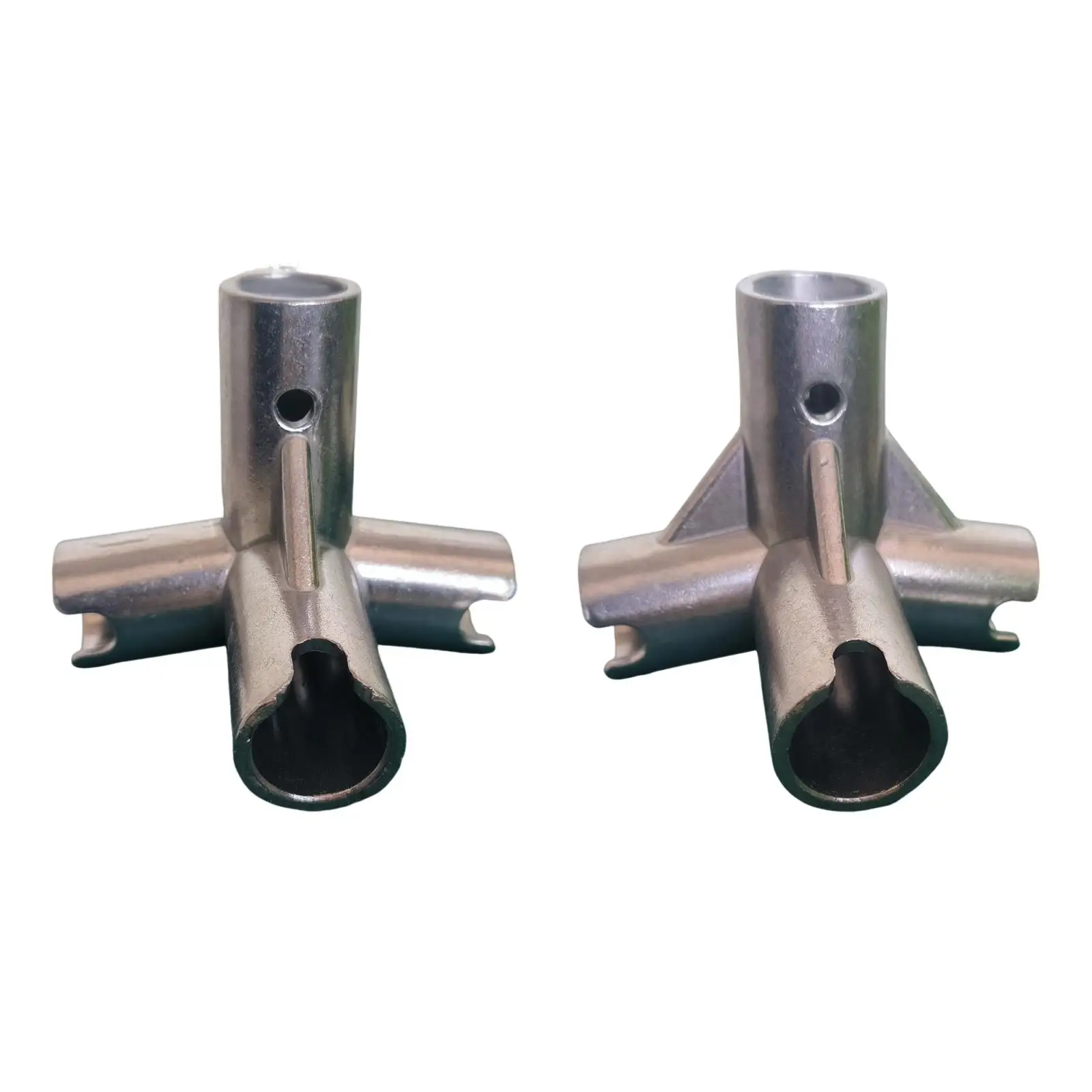 Aluminum Alloy Training Net Connector Portable Badminton Net Frame Coupler for Outdoor Backyard and School Use