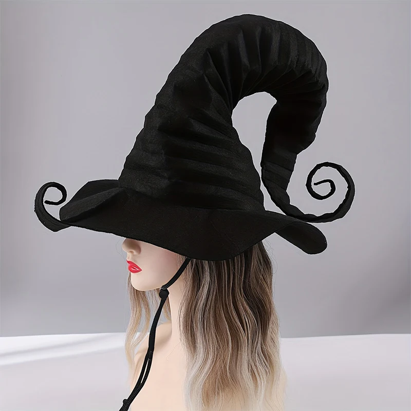 

Halloween Gothic Witch Hat Baroque Adult Costume Cosplay Party Hat Stage Performance Props Clothing Accessories