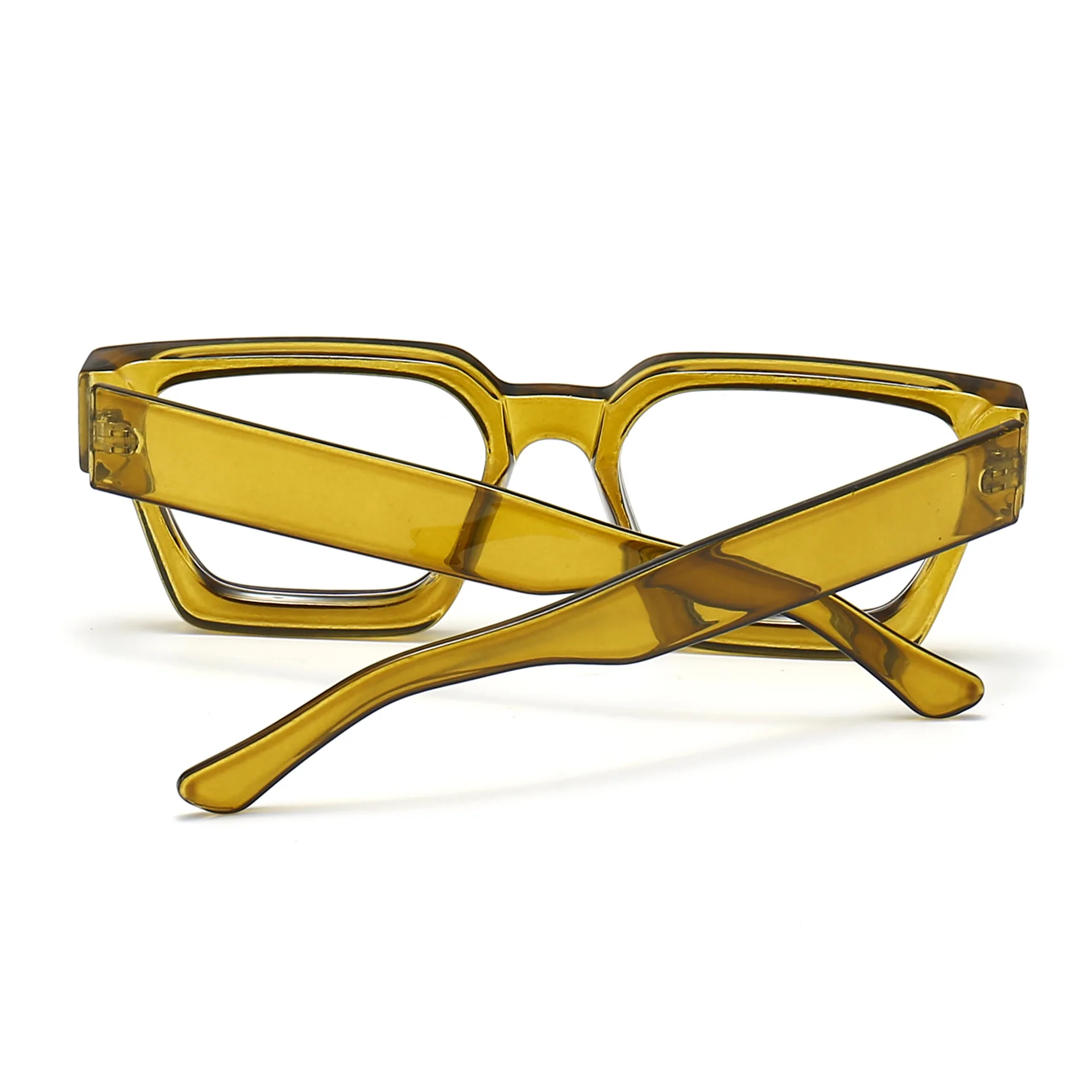 Trendy Square Anti Blue Light Reading Glasses Men Women Classic Designer Clear Presbyopic Eyewear Prescription Optical Glasses