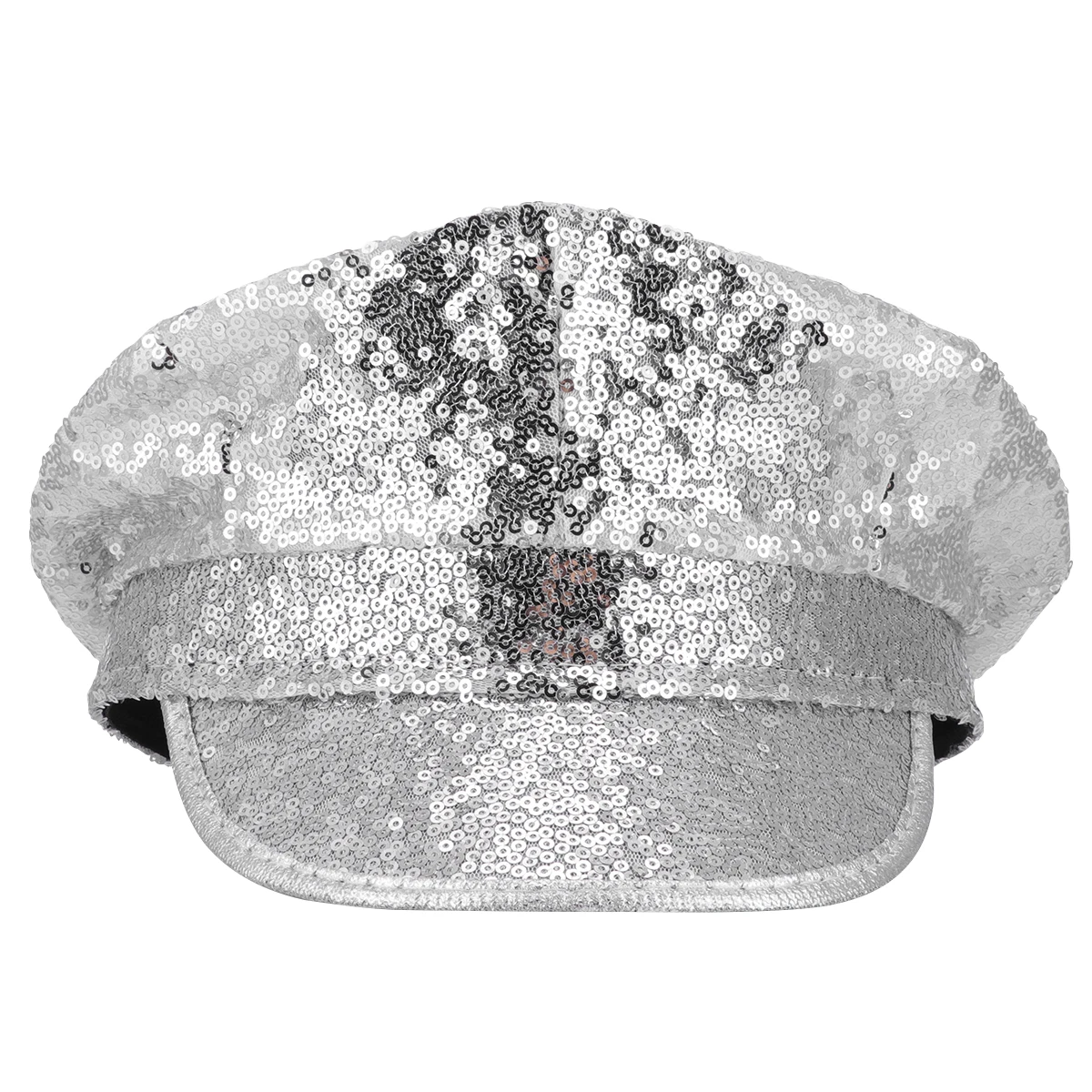 

Sequin Hat Navy Police Cap Wide Brim Fedora Performance Hat Role Playing Prop Summer Durability Practicality Halloween