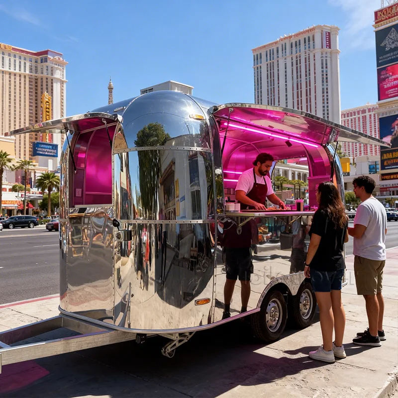 

Mobile Pizza Truck Food Trailer Pizza Coffee Van Hot Dog Cart Bbq Food Truck Van Pizza Trailer Kitchen New Ice Cream Food Truck