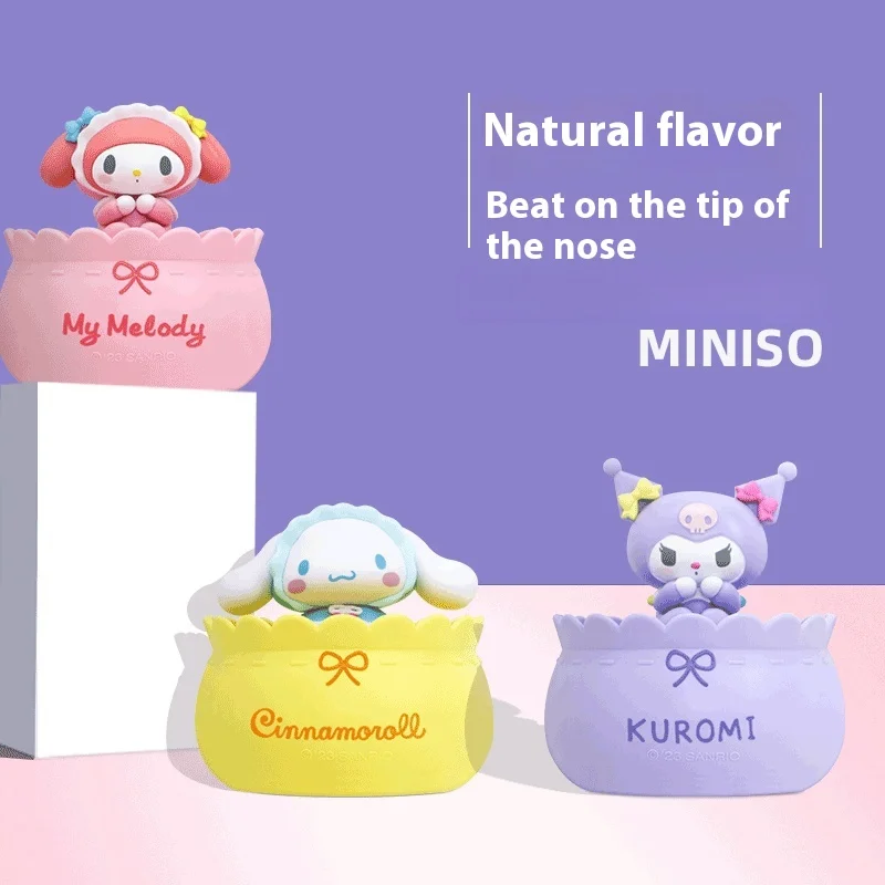 

Miniso Kuromi Cinnamon Dog Fragrance Decoration Kuromi Long-Lasting Natural Light Lovely Tabletop Decoration Handwork Toy