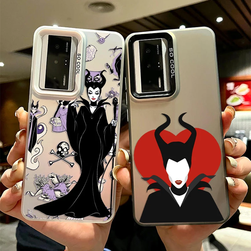 

Disney Cute Maleficent For Redmi 12 10X 10A Note 13 12S 11S 11E 10T 10S 9 Pro Max Plus Lite Colorful Silver Phone Case Cover