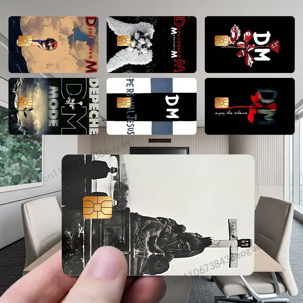 

Band D-Depeche M-MODE Cool Bank Credit Cards Bus Pass Stickers Cool Decoration Waterproof 4PCS Card Protective Film