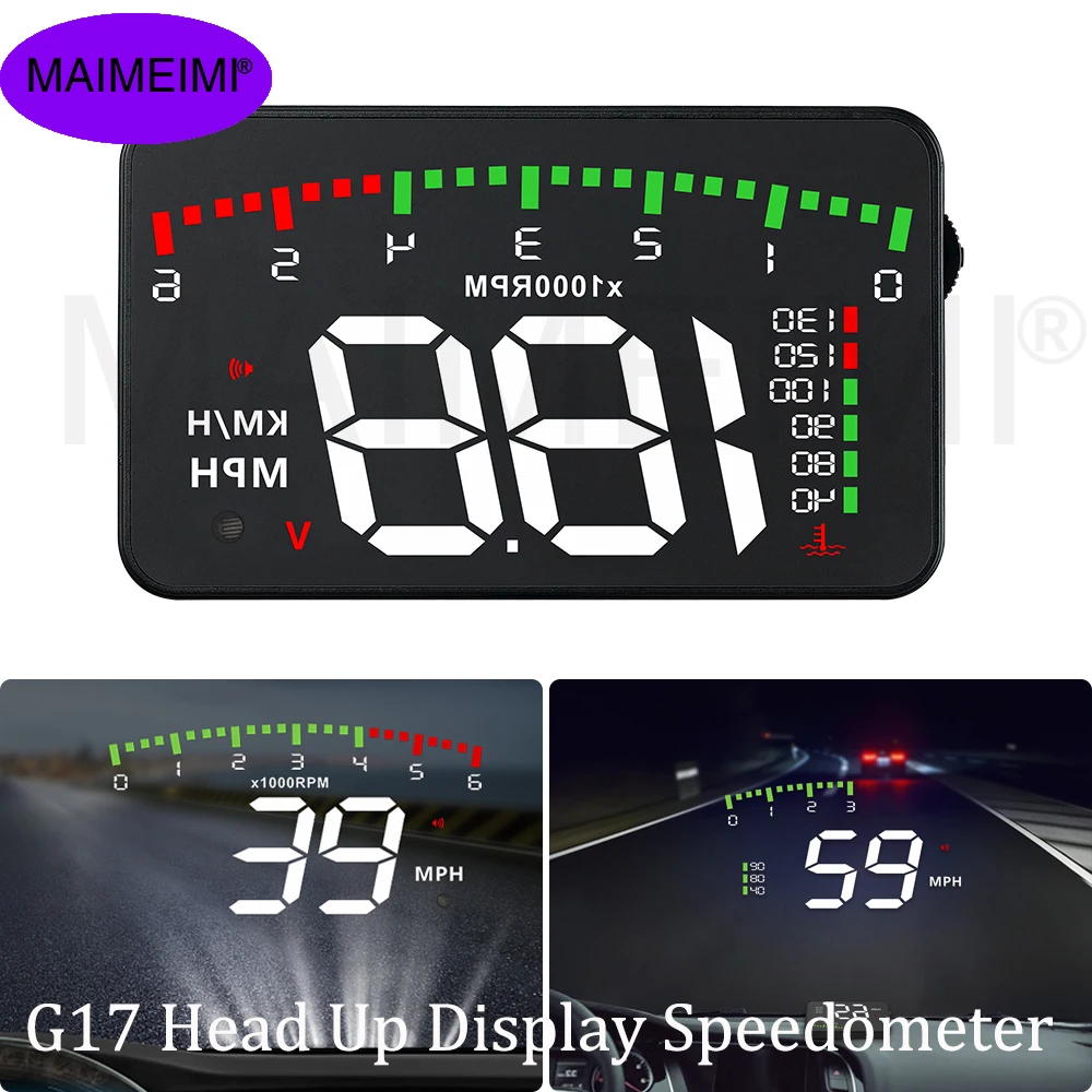 

A900 OBD проекционный дисплей, спидометр, температура воды, напряжение, лобовое стекло, электронные автомобильные аксессуары