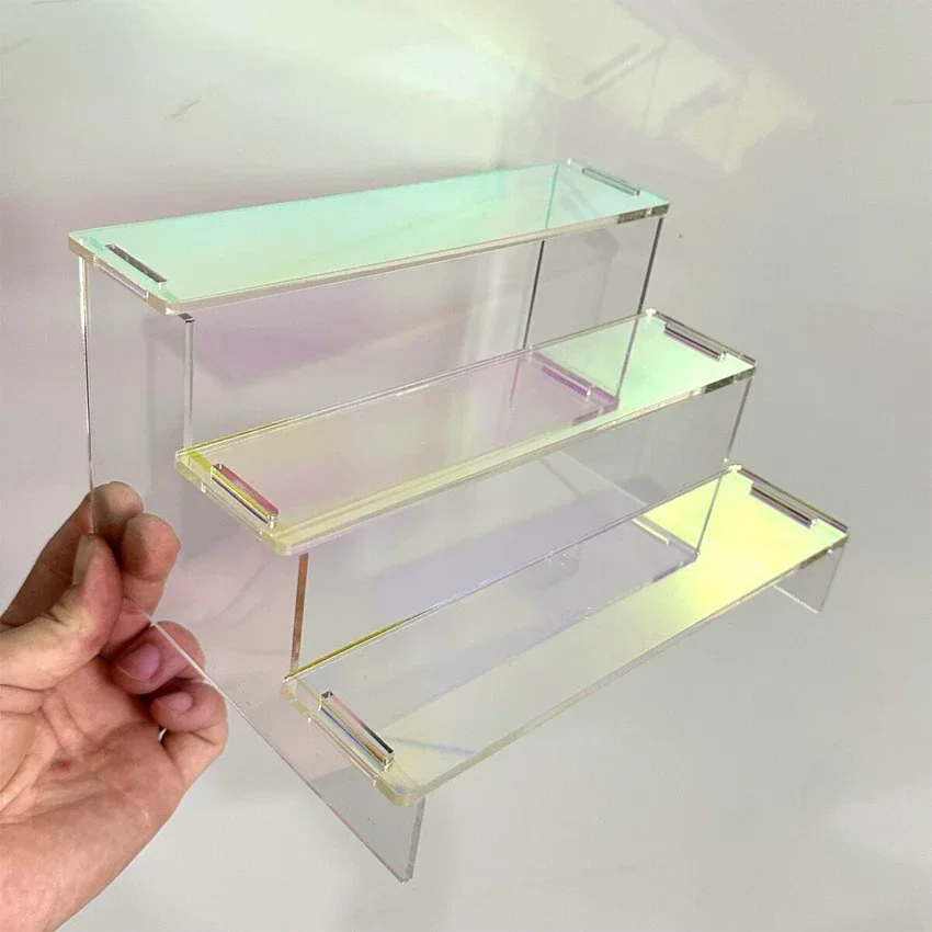 ZQQAcrylic Colorful Figures Home Storage Shelf Toys Display Stand Perfume Handmade Display Stands