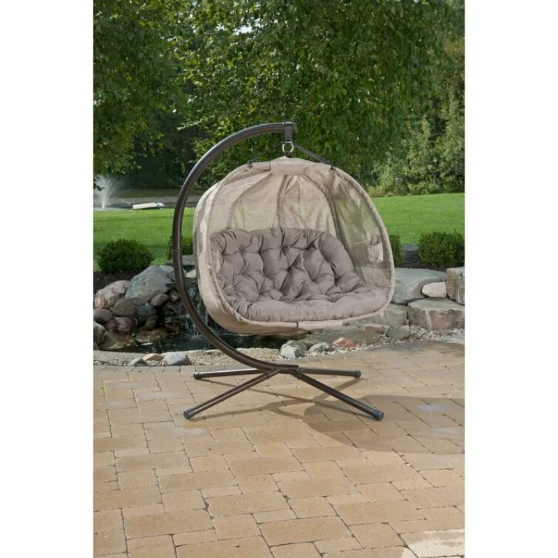 2026 YILIN Hot Selling Unique Polyester Hammock Outdoor Furniture Garden Swing Chair