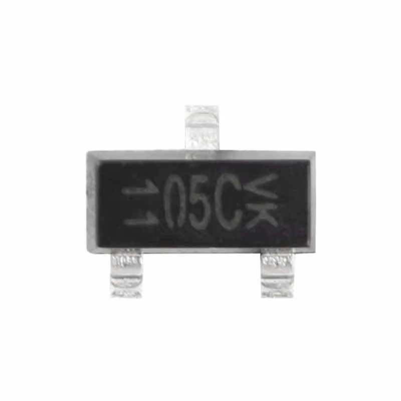 50PCS GSOT05C-E3-08 SOT-23 5V Unidirectionele 2-kanaals, SMD ESD-diode