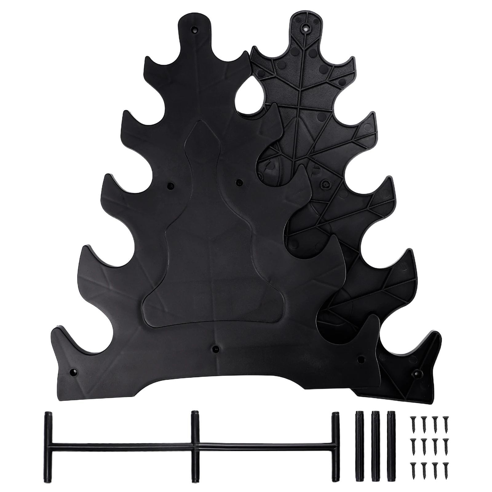 

1Pcs Dumbbell Triangle Stand Chic Display Organizer Good Load Bearing Capacity Stable Structure Modern Dumbbell Holder