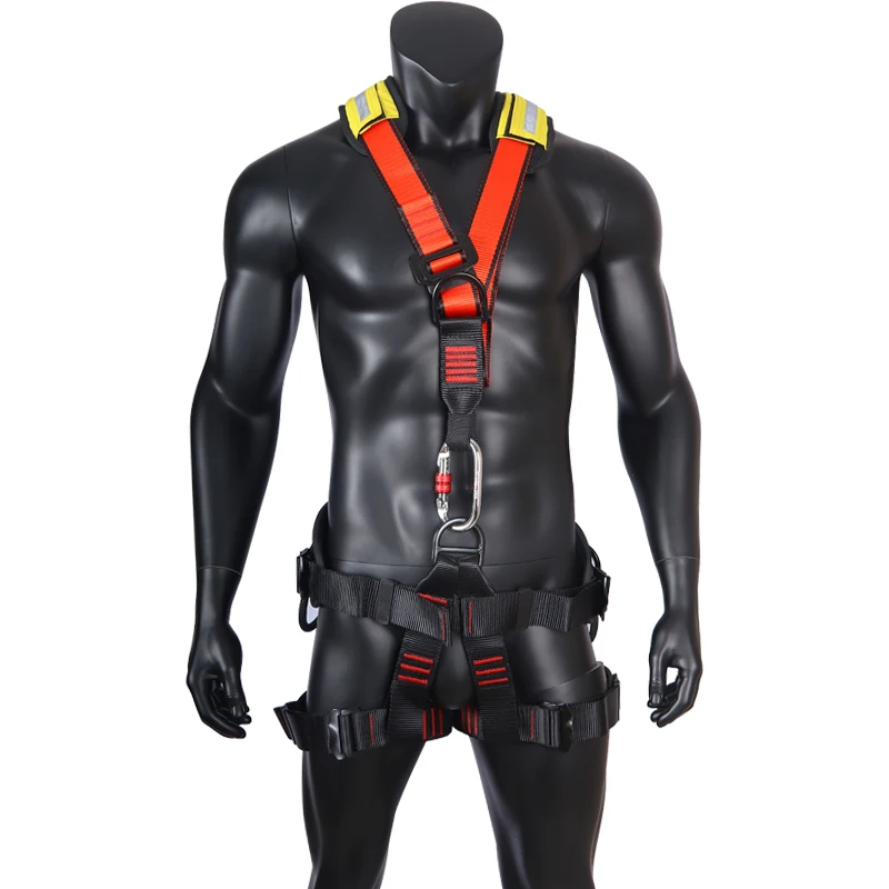 

Professional Mountaineering Rescue Safety Equipment Full-body Safety Harness Belt