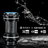 RYET Senicx Ceramic Bottom Brackets BB For 24/29mm Spindle Press BSA68/BB86/BB92/DUB/T47/PF30/BB30/BB386,Fit/Threaded Bicycle BB
