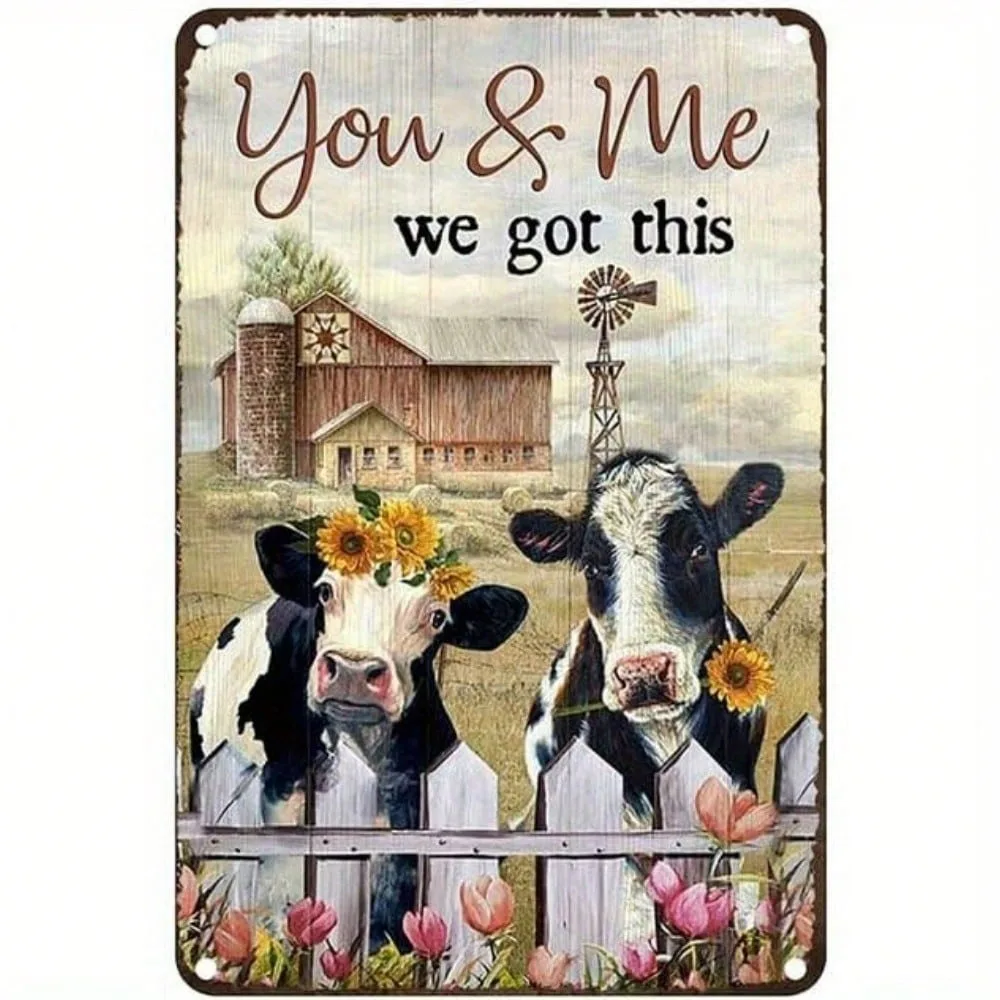 

Valentines Decorations,Ramadan Decoration 2026,Vintage Tin Sign Wall Decor,Farmhouse Kitchen Country,Retro Metal Art 8x12 Inches