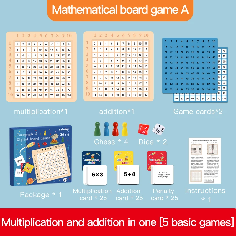 Juguetes de rompecabezas de matemáticas para niños, juegos de mesa multijugador, memoria rápida, entrenamiento de desarrollo de inteligencia, ayudas para el aprendizaje