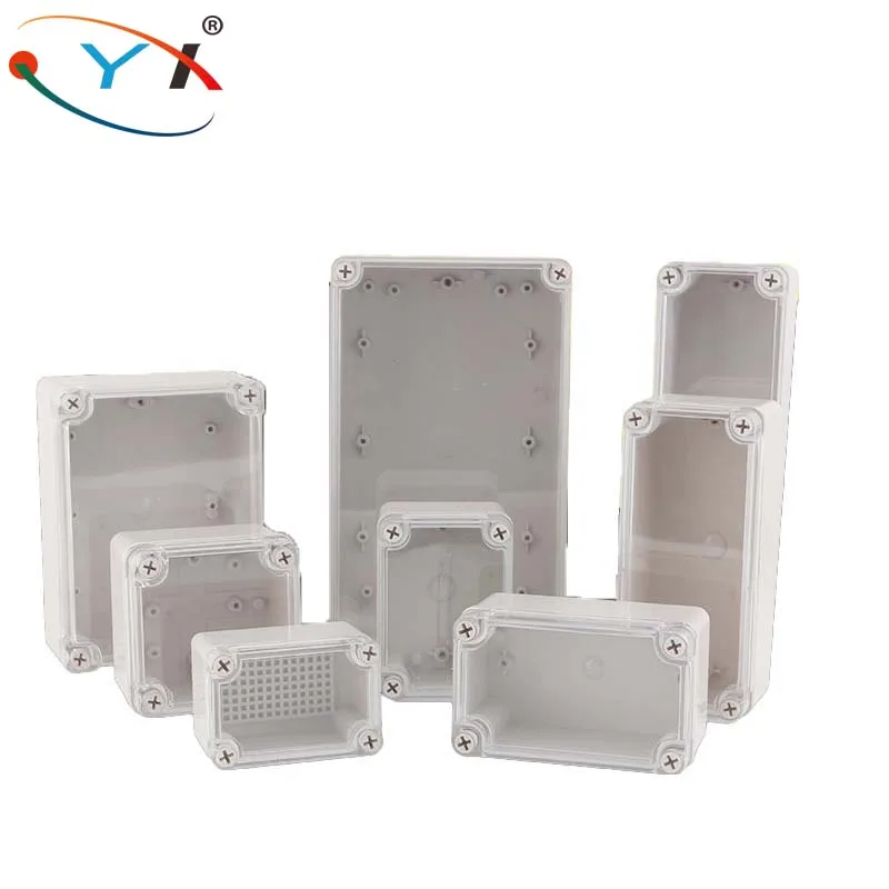 

IP67 Transparent Wire Junction Box Waterproof Box Electronic Instrument Housing Outdoor Security Monitoring Rainproof Box