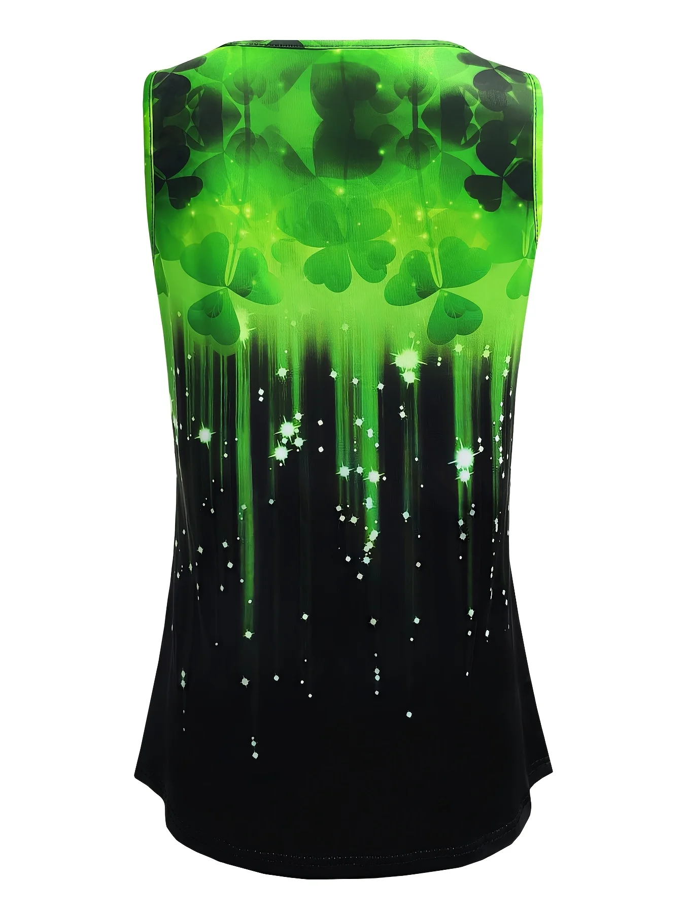 Hot Selling Fashion Summer Lotus Leaf Meteor Design Pattern Seaside Vacation Fitness 3D Printing Street Style Vest Large Size
