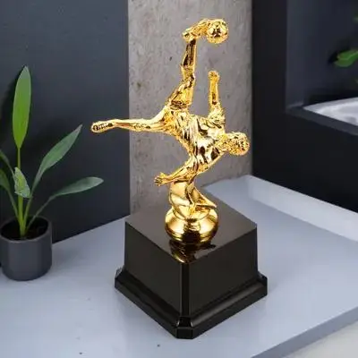 

Soccer Plastic Small Soccer Athlete Cup Award Trophy For Competition Party Gift Desktop Decor Athlete Trophy