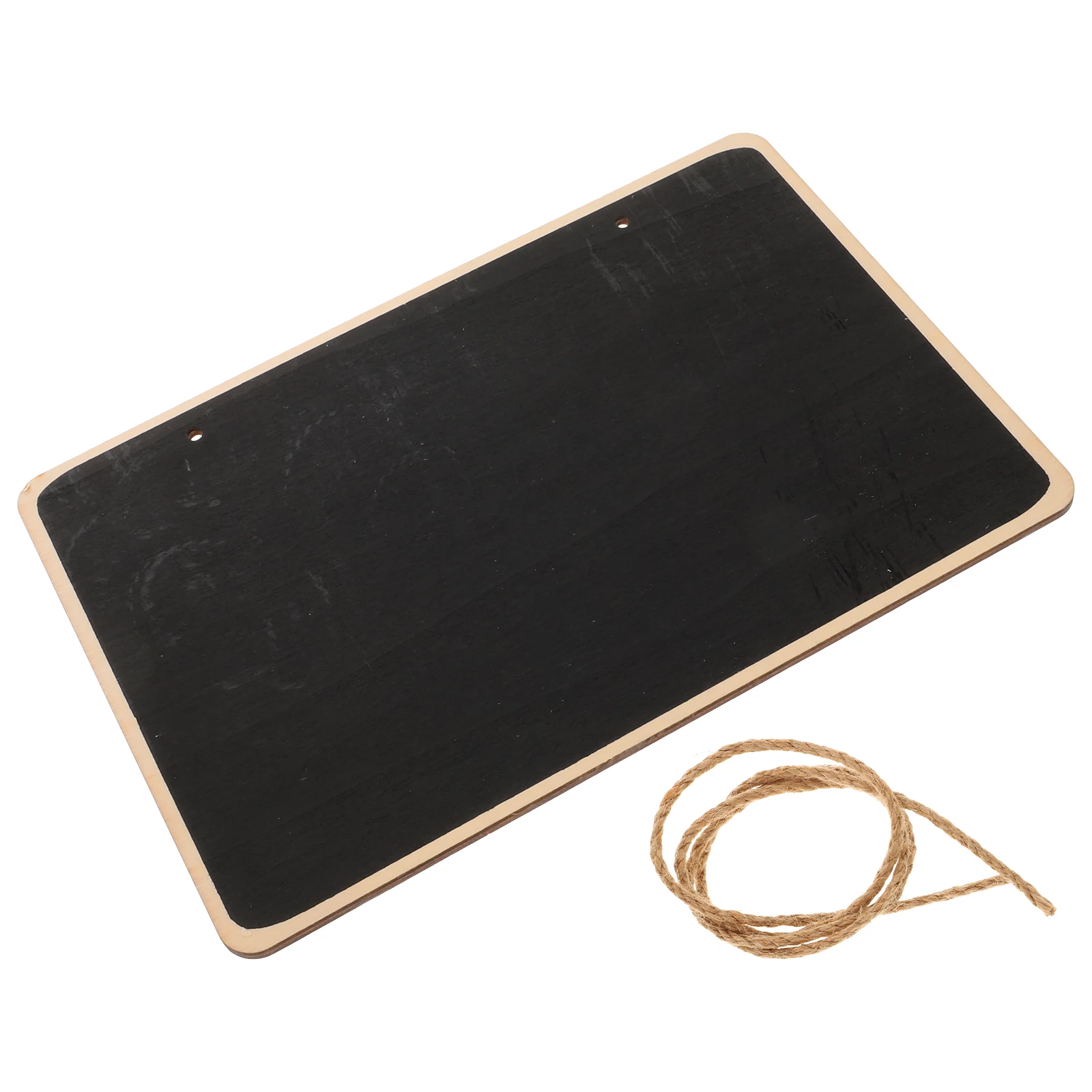 Hanging Chalkboard Sign Lightweight Wooden Message Board for Door Wall Patio Reusable Writing Surface Chalkboard Sign