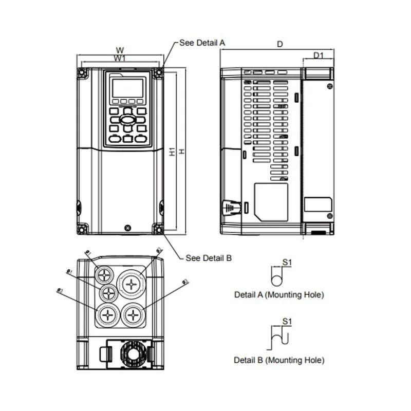 CP2000 VFD Inversor AC Drive VFD007CP23A-21 AC Motor Drive Inversor Novo Original Warehousestock Plc