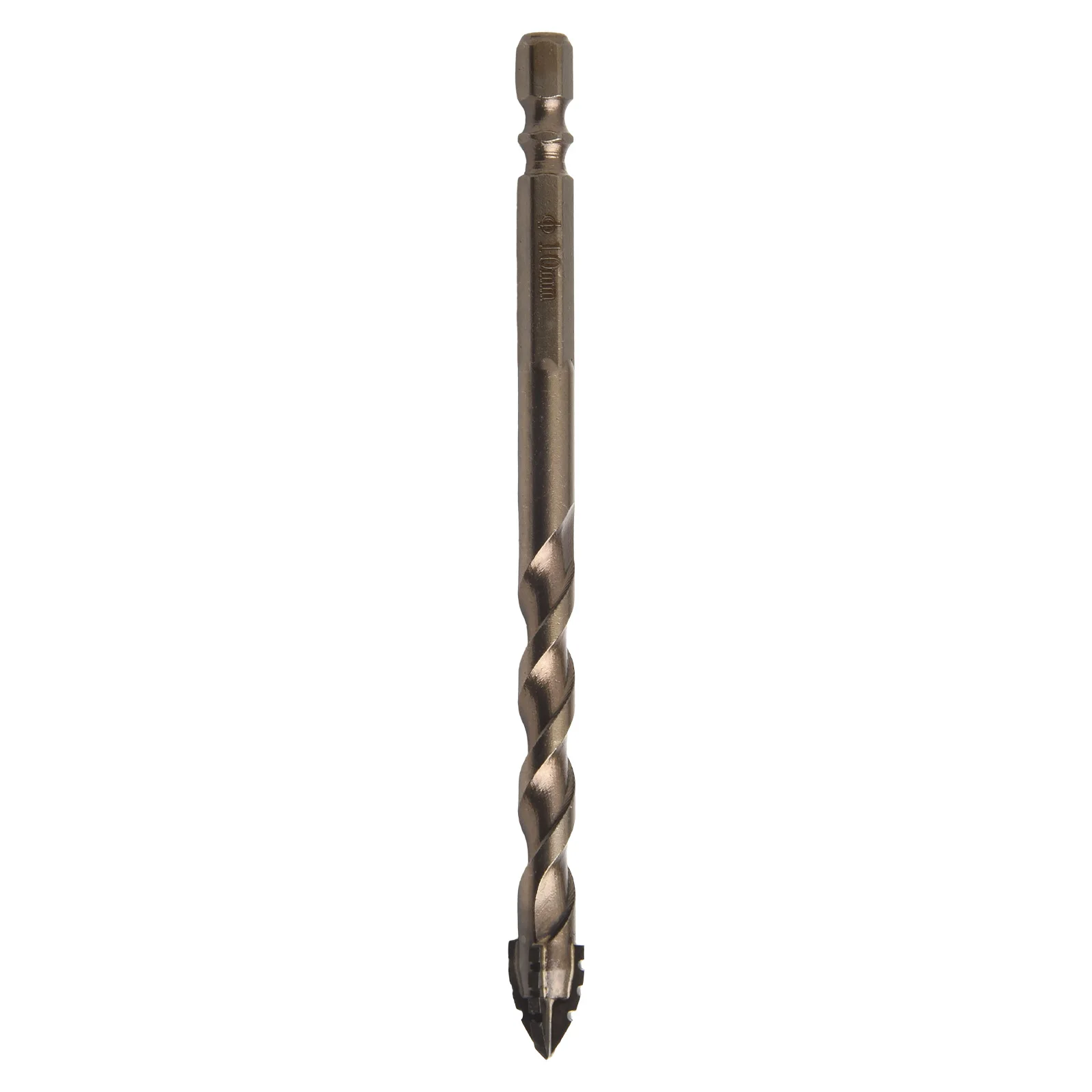 DIY Projects Approx.10mm Eccentric Drill Bit Spiral Drill Bit Efficient Hole Making Hex Shank Design High-Speed Rotation