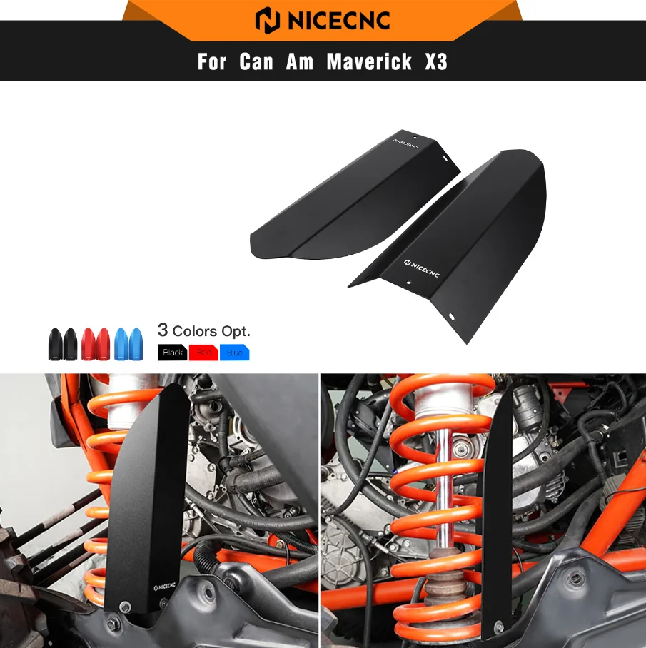 

Защита амортизаторов и вилки для Can-Am UTV, алюминиевая, для Can-Am Maverick X3 4x4 XDS XRC XMR Turbo DPS 2017-2023