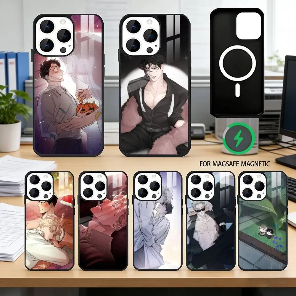 R-roses and C-champagne  Phone Case For iPhone17,16,15,14,13,12,11 Plus,Pro Magnetic with Magsafe Wireless Charging