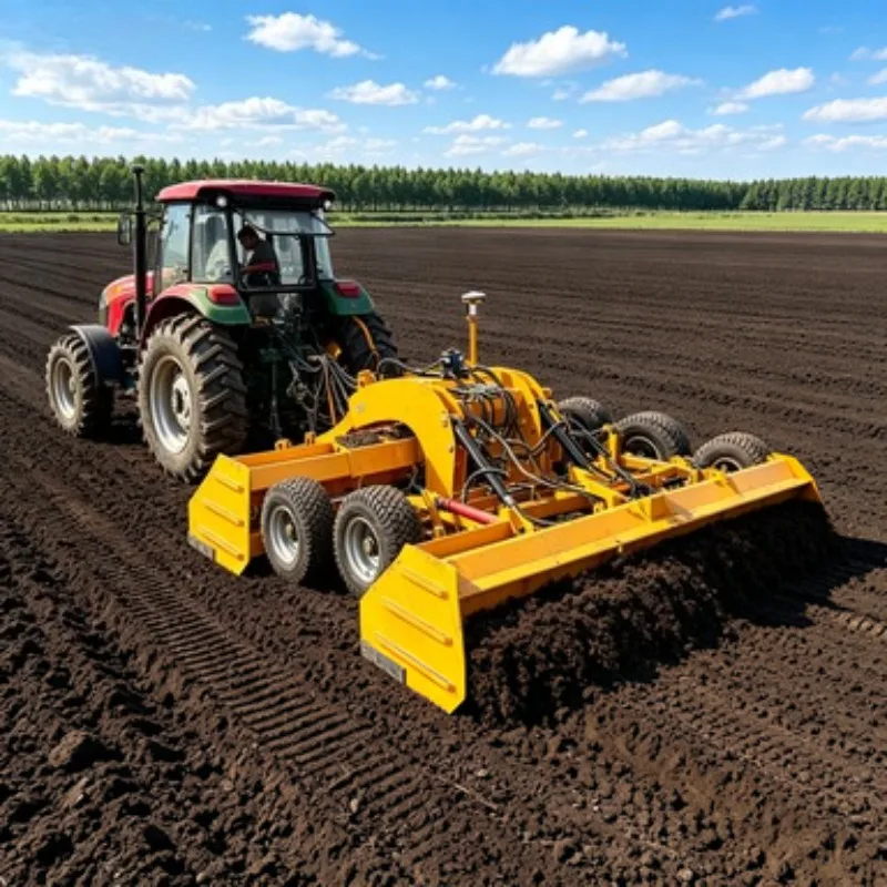 Maintenance‑Free Laser Grader and Land Leveler, Sealed Bearing Scraper for Long‑Life Operation in Harsh Agricultural Environment