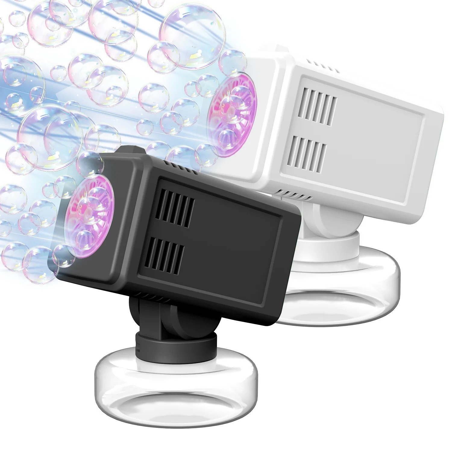 เครื่องทำฟองสบู่แบบพกพา, ของขวัญแบบหมุนได้, เครื่องทำฟองสบู่ของเล่นกลางแจ้ง, ของขวัญวันเกิดปาร์ตี้ [ไม่มีแบตเตอรี่, ไม่มีน้ำฟองสบู่]