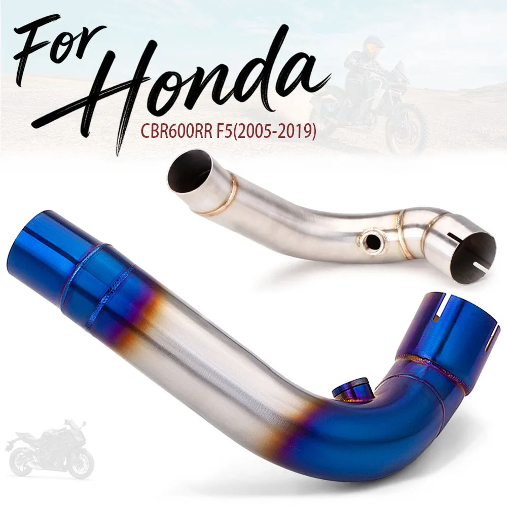 

Труба среднего звена Escape Moto, надеваемая для CBR600RR F5 (2005-2019), модифицированная выхлопная труба средней части из нержавеющей стали