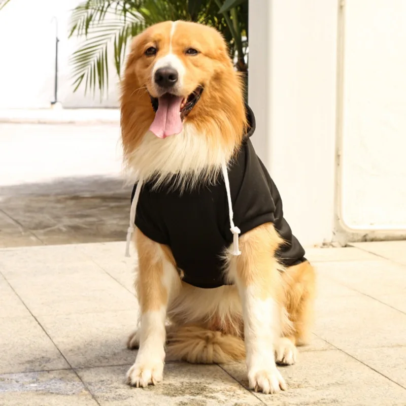 Felpe con cappuccio per cani piccole/medie/grandi tinta unita cappotto Casual per animali domestici autunno/inverno abbigliamento per cuccioli all'aperto felpa con Chihuahua antivento