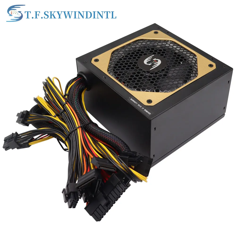 850Wゲーミングコンピューター電源 850WアクティブPFC ATX 220V コンピューターカスタムPSU & RGB冷却ファン電源