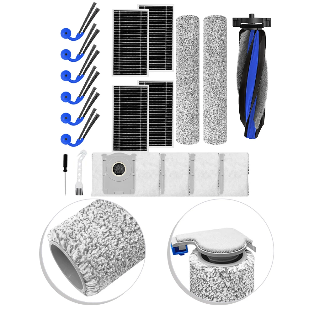 19Pcs Replacement Parts For ECOVACS For DEEBOT T90 PRO For Omni X12 PRO For OMNI Cleaning Tools Home Appliance Parts For Househo view 6