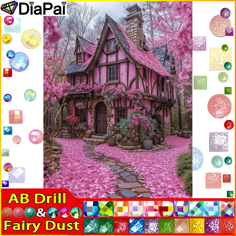 DIAPAI Fairy Dust AB 5D Diy Diamond Painting Cross Stitch