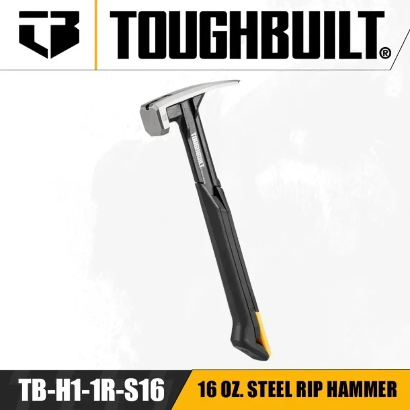 TOUGHBUILT TB-H1-1R-S16/TB-H1-1R-S18 16OZ. 18OZ. Stalowy młotek do rozpylania Gładka powierzchnia Narzędzia ręczne