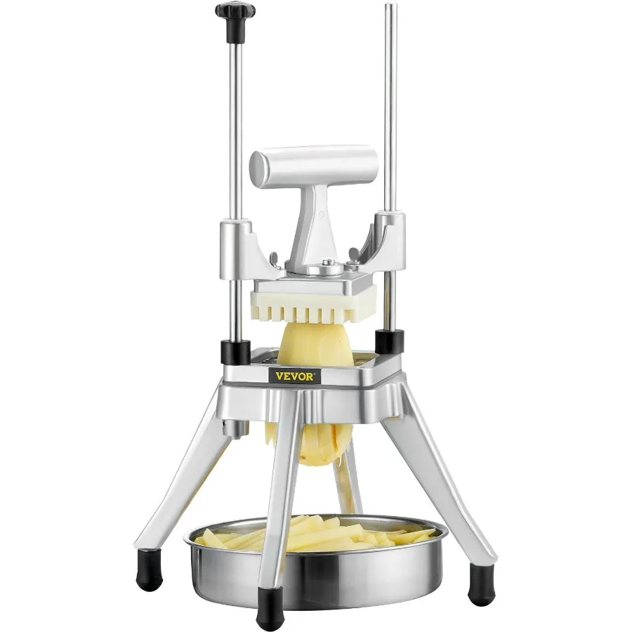 

Commercial Vegetable Fruit Chopper Stainless Steel French Fry Cutter with 4 Blades 1 4 3 8 1 2 6wedge Slicer Chopper Dicer wit