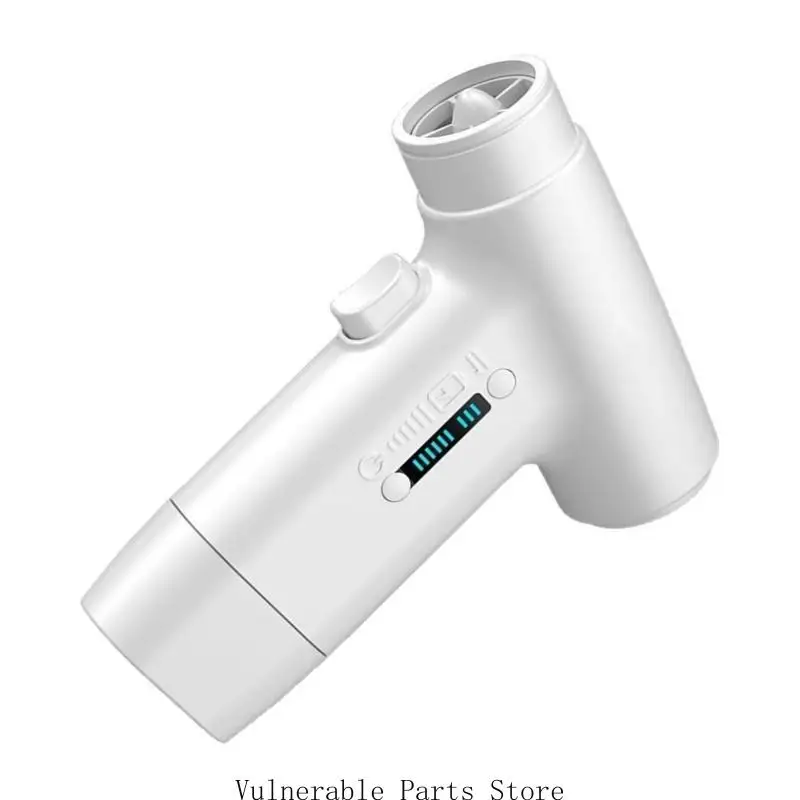 

D0UC Lightweight Portable Handheld Fan 3000mAh Rechargeable Air Blower 6 Speed Adjustable 80000RPM For Travel Outdoor