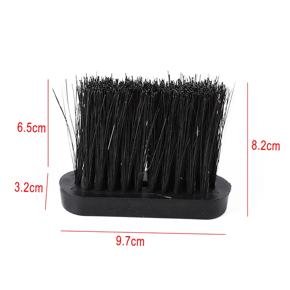 Brosse à cheveux en sisal avec manche en plastique, brosses à outils de cheminée, brosse de balayage de poêle, brosse de livres, remplacement de tête de brosse de ney tendance