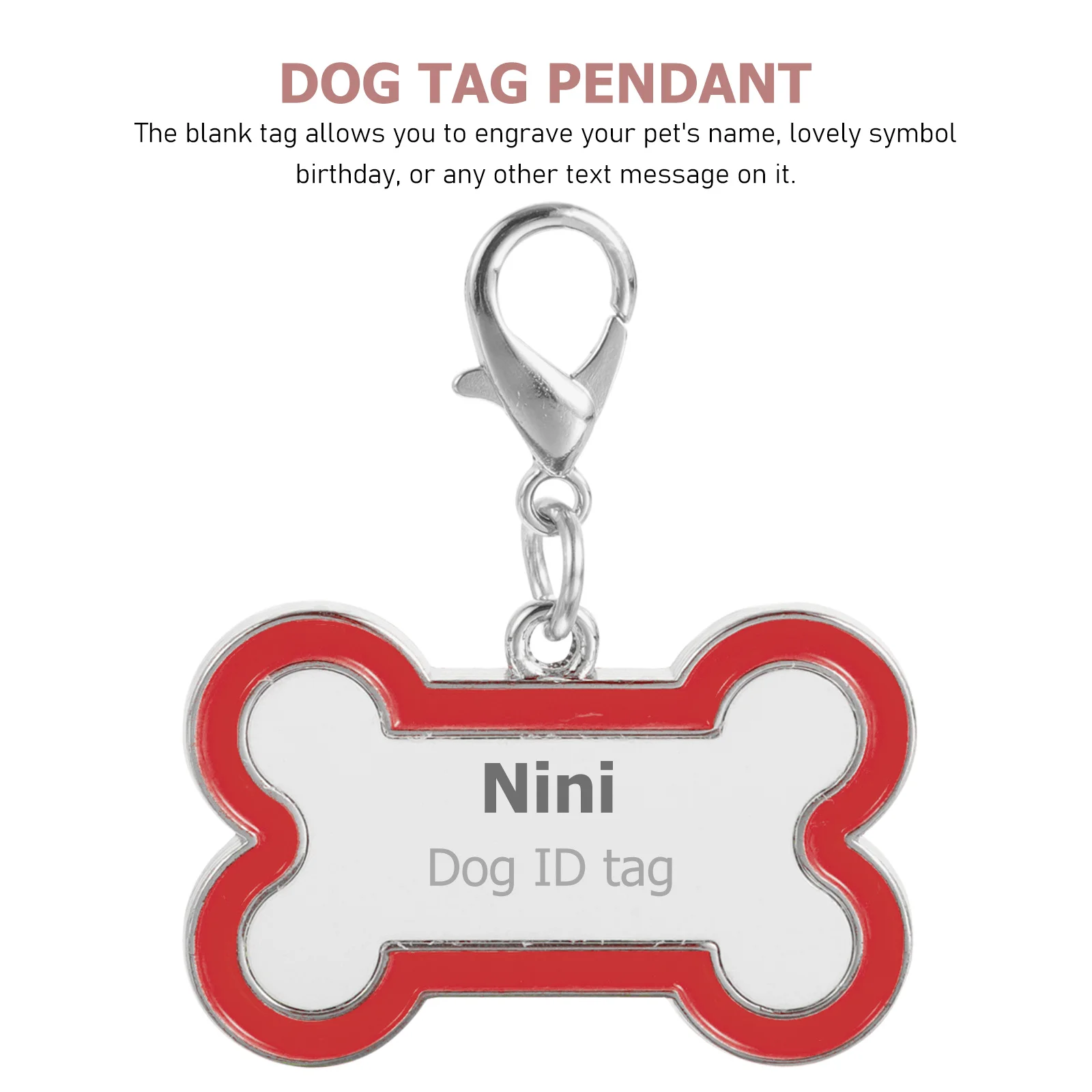 

2pcs Blank Metal Pet Tags Id Name Pendants Sublimation Dog Tags For Cats Dogs Small Pets Custom Engraving Durable Rust Resistant