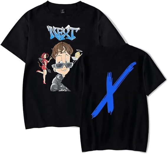 

Футболки Xavi Merch Next Album, летняя женская и мужская модная повседневная уличная одежда с коротким рукавом