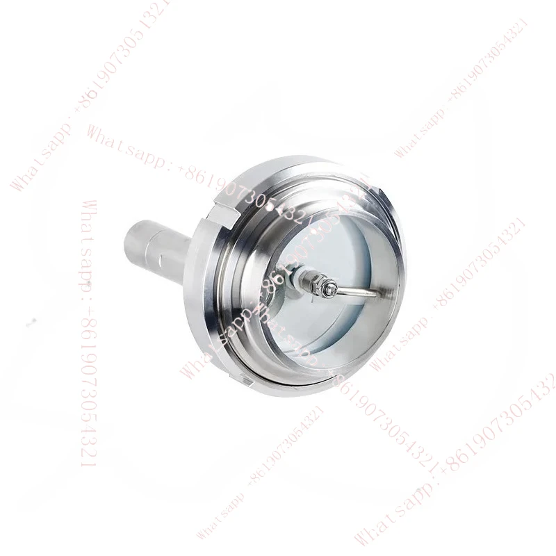 304 Stainless Steel with Brush Loose Joint Visual Lens Lamp Sanitary Grade Yuren Wiper with Lamp Glass Window Visual Hole