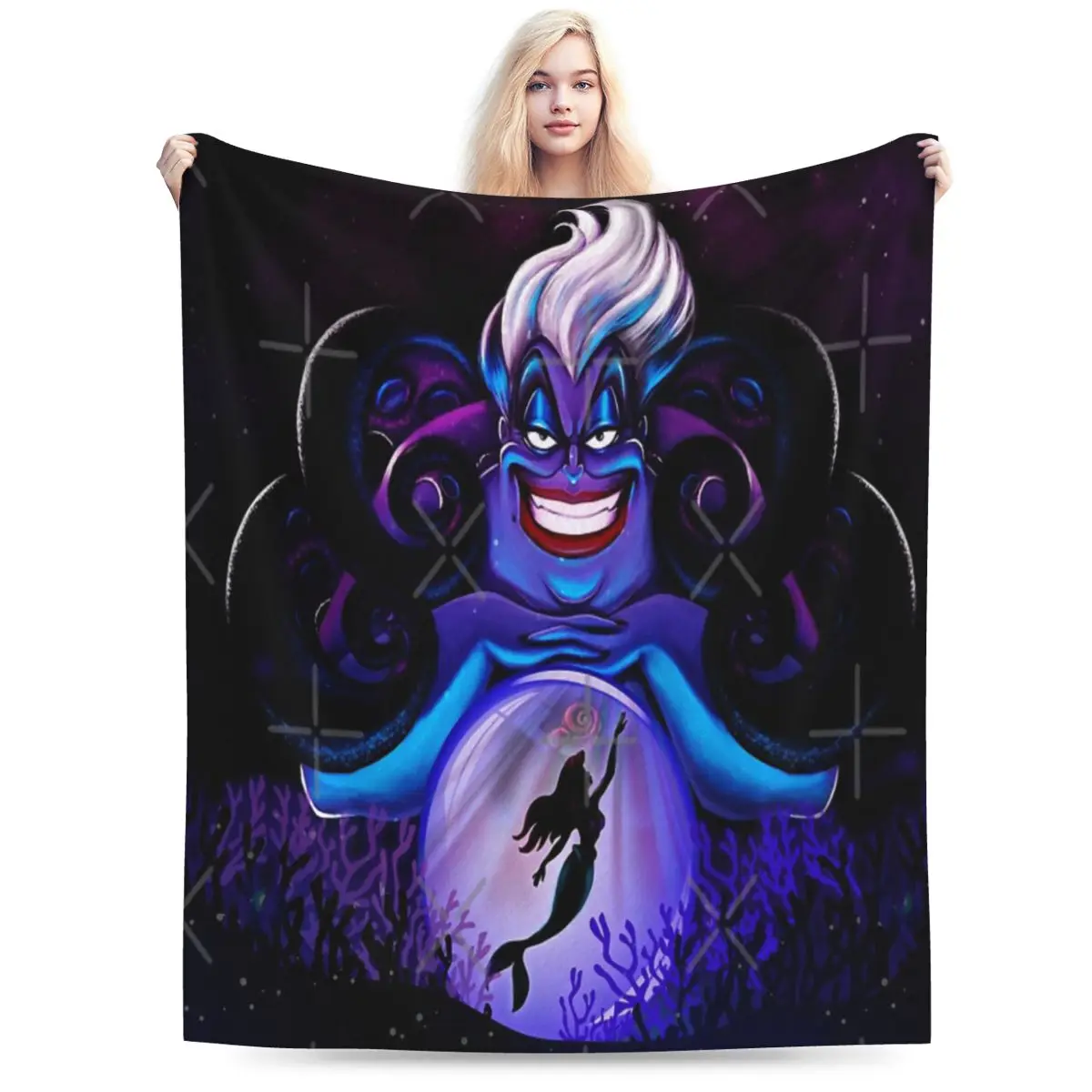 Ursula The Witch Of The Seas An Ultra-Soft Micro Fleece Blanket