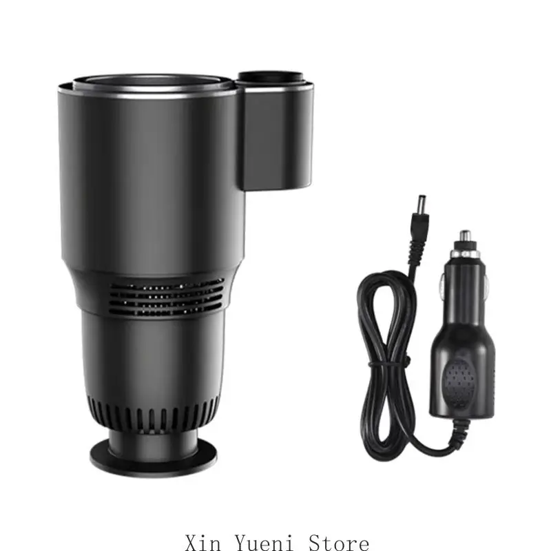 

Digital Car Cup Warmer for Beverage 12V 36W Travel Universal Vehicle Heated Cooling Cup Holder Touch Control