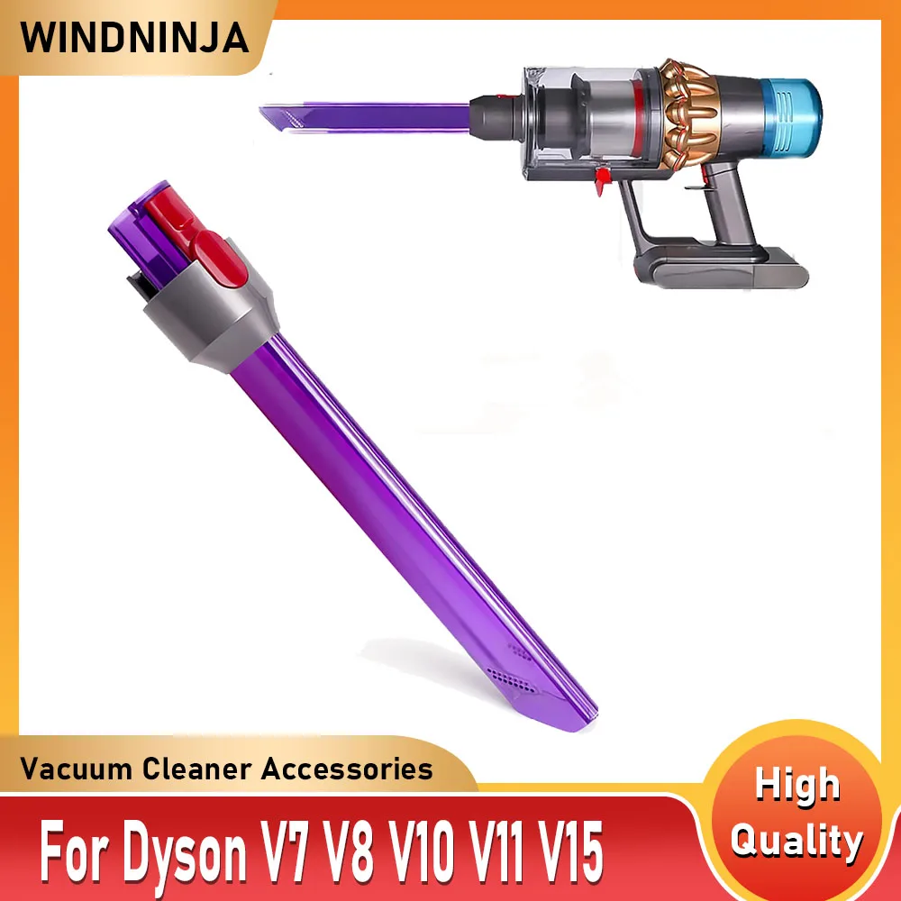 Accesorio para Aspiradora Dyson LED Flat Suction V7 V8 V10 V11 V15, Cabezal de Succión para Espacios Estrechos con Luz LED, Boquilla para Grietas, Pieza de Repuesto