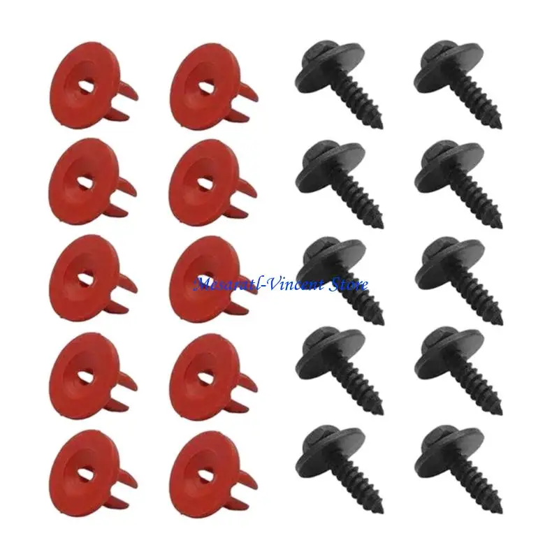 A70F Heavy Duty Engine Guard Clip Assortment Secure Retaining Fasteners Replacement Hardware Quick Fixing for Vehicle