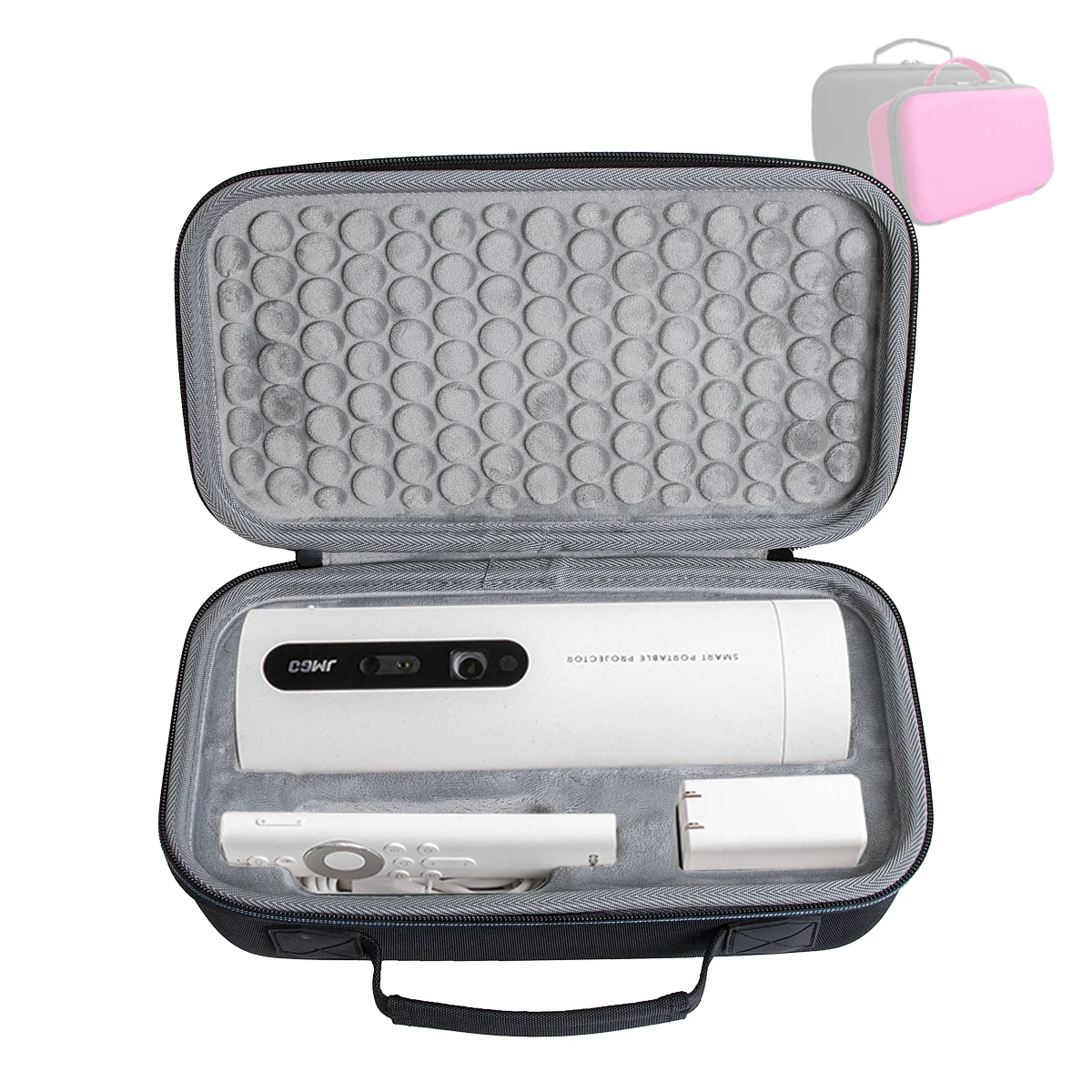 حقائب محمولة مكتب السفر حقيبة حمل الصلب إيفا العارض حقيبة التخزين ل JMGO P3S العارض حماية صندوق ل P3S اكسسوارات