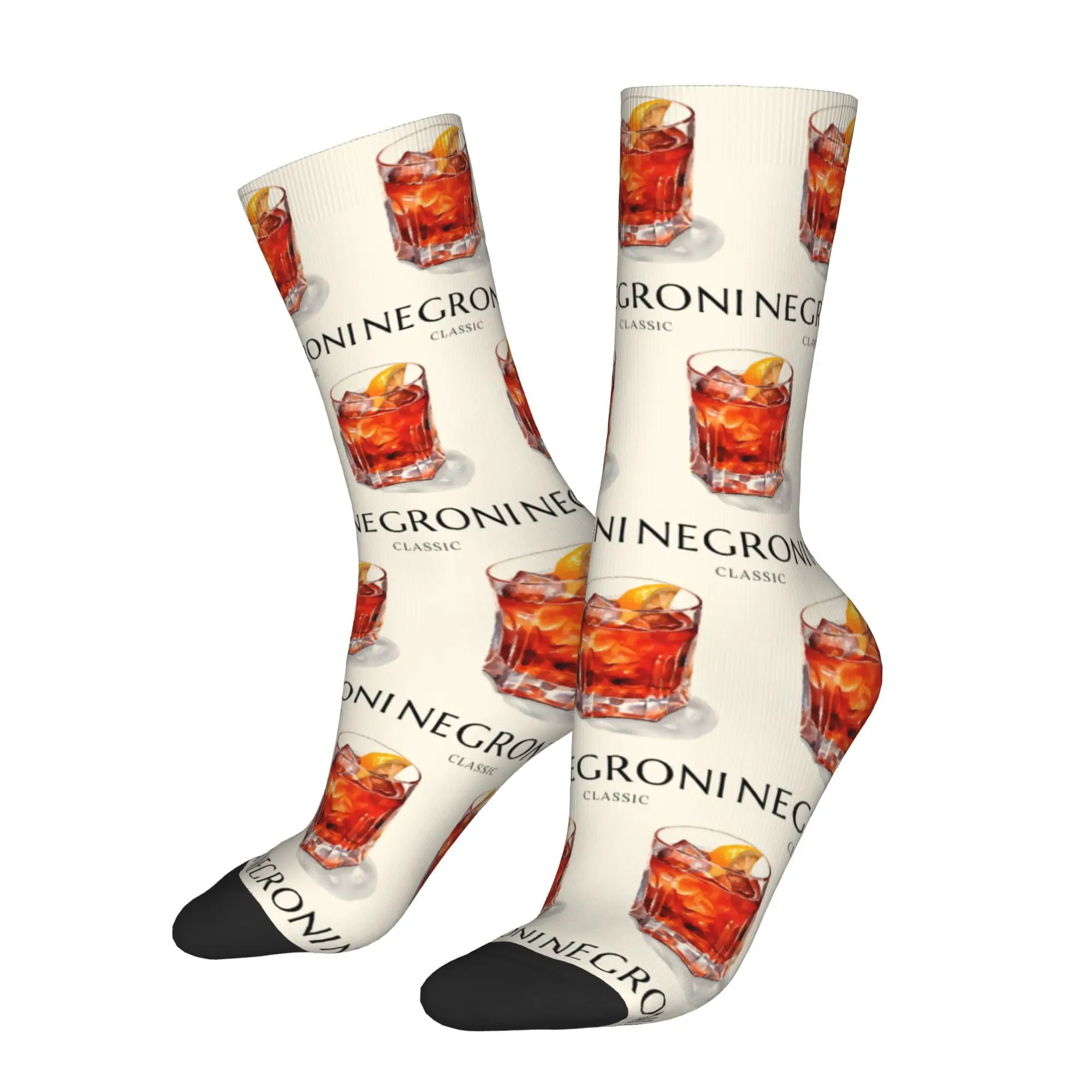 

Коктейльные носки Negroni с принтом, мужские модные полиэстеровые носки