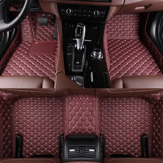 

For VW New Beetle 1998-2019 Arteon Auto 3D PU-leather Waterproof Custom Car Floor Mats Carpets Accessorie Coche Liners