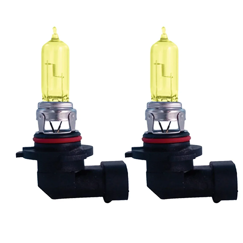 Running Light Headlights 100W 2000LM 12V-24V DC 2PCS 2x Daytime Running Light Set Kit Yellow Daytime Accessories